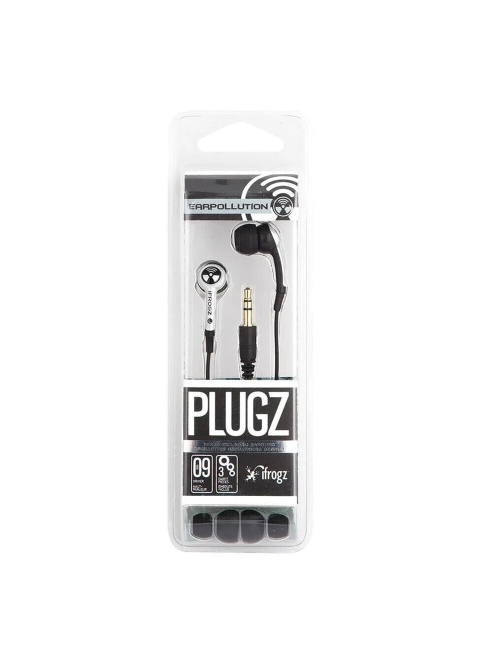 IFROGZ EarPollution Plugz with Mic White